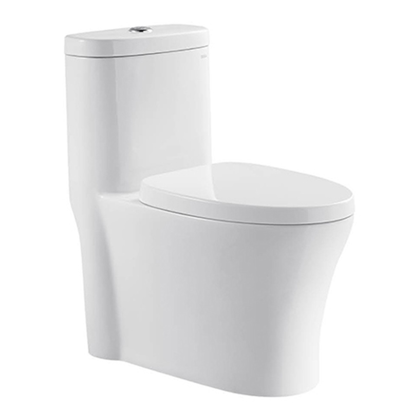 Modern ceramic top flush cupc standard one piece toilet